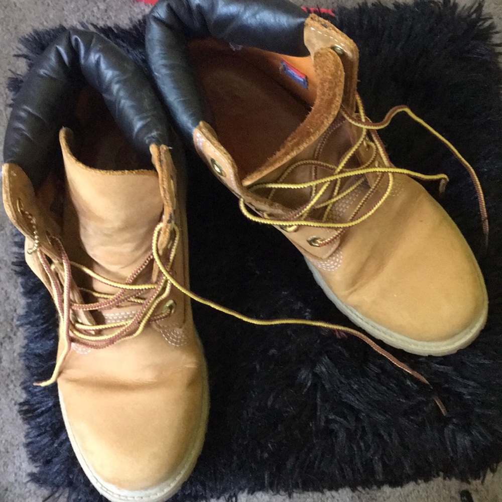 Tan timberland boots